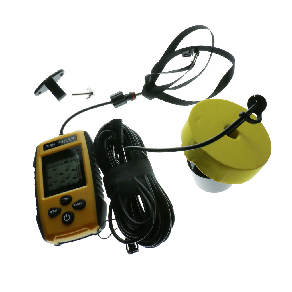 100M Portable Sonar LCD Fish Finder Fishing Lure Echo Sounder Fishing Finder