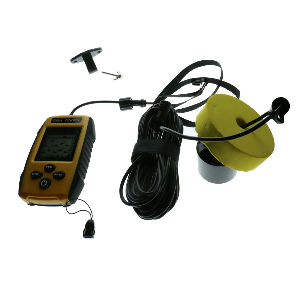 100M Portable Sonar LCD Fish Finder Fishing Lure Echo Sounder Fishing Finder