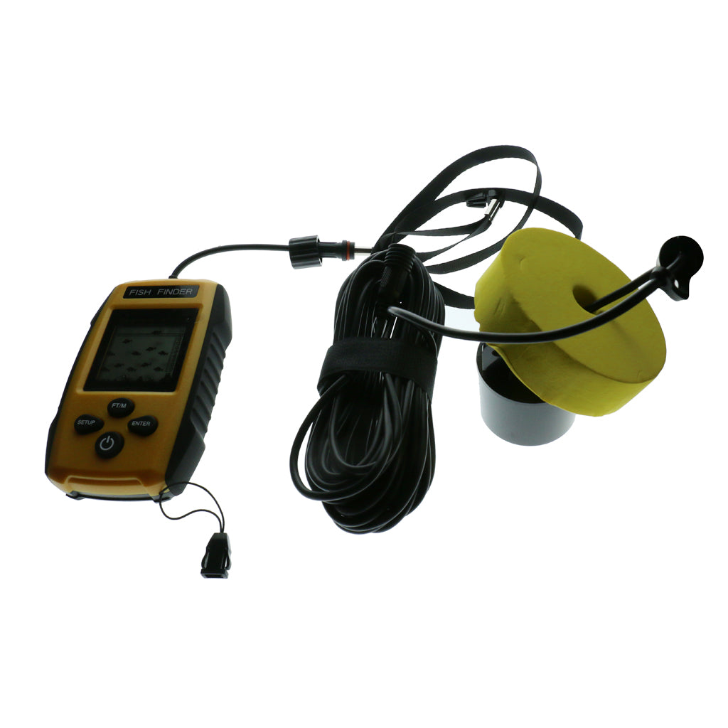 100M Portable Sonar LCD Fish Finder Fishing Lure Echo Sounder Fishing Finder