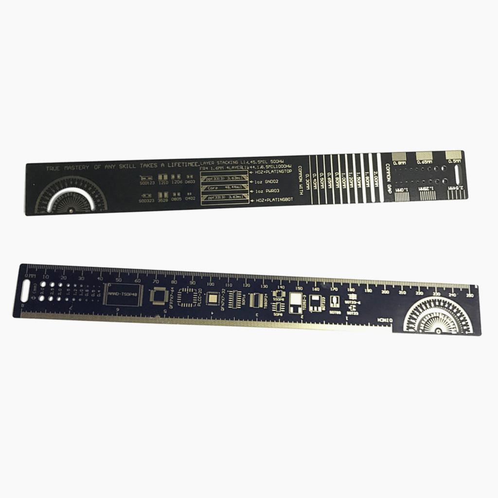 25CM PCB Ruler Measuring Tool PCB Reference Ruler For Electronic Engineer