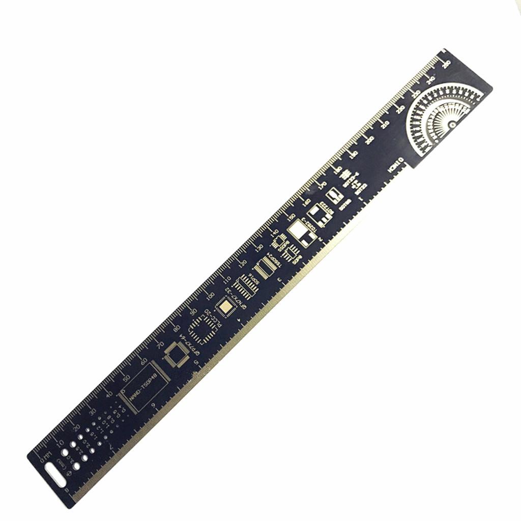 25CM PCB Ruler Measuring Tool PCB Reference Ruler For Electronic Engineer