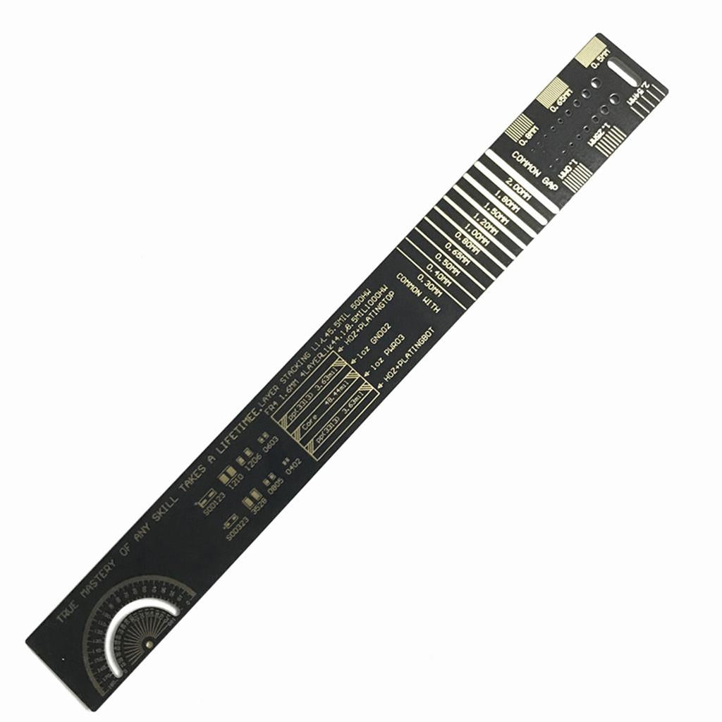 25CM PCB Ruler Measuring Tool PCB Reference Ruler For Electronic Engineer