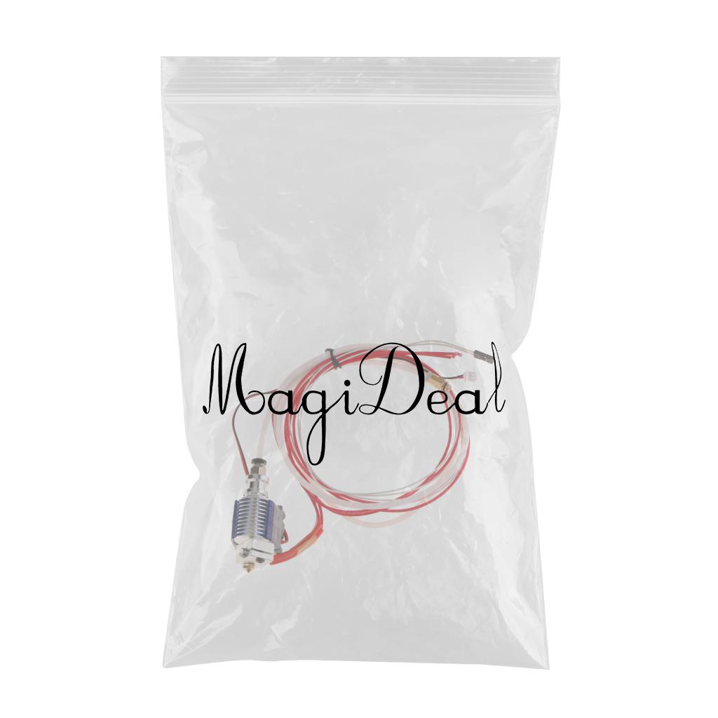 Metal J-head V6 Hotend 1.75mm/0.4mm Nozzle Extruder Reprap 3D Printer