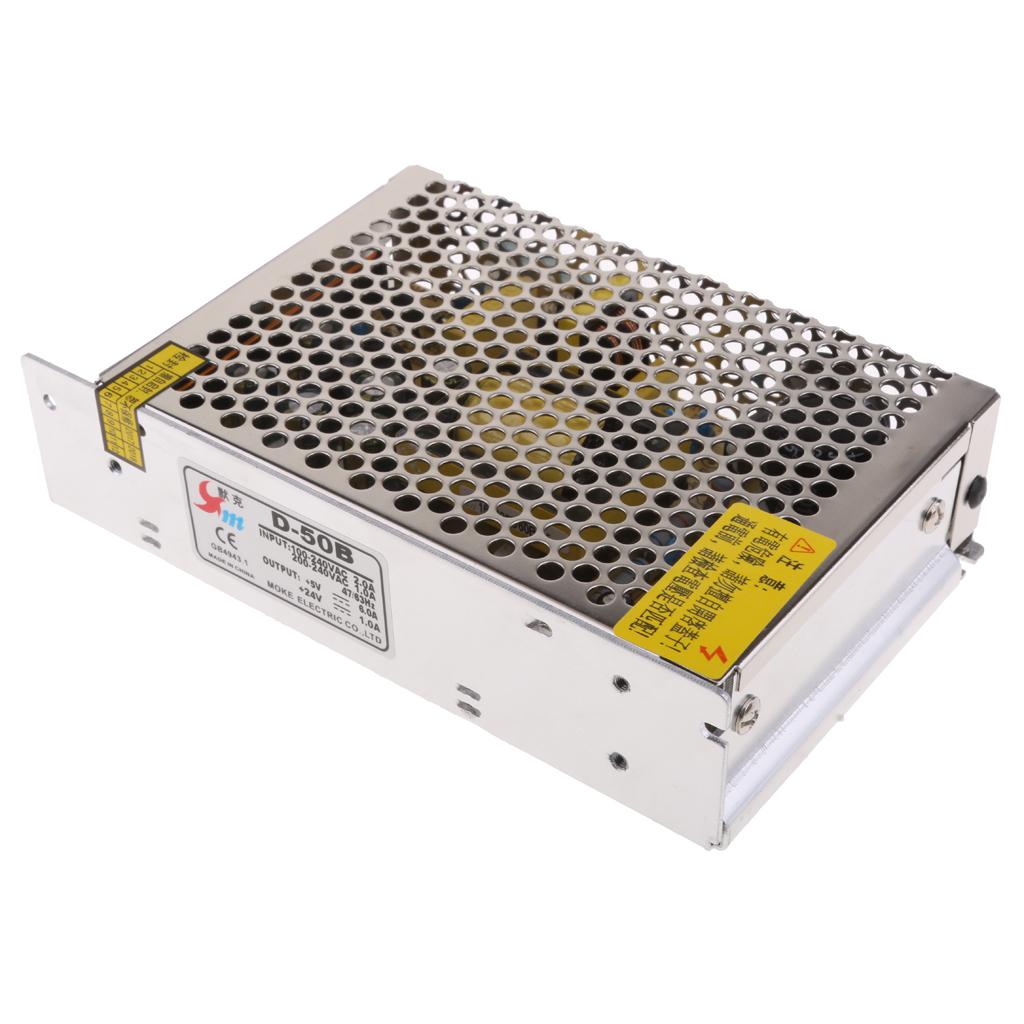 LED Driver Switching Power Supply Transformer Adapter 100-240VAC/ 200-240VAC to DC 24V/5V PWM