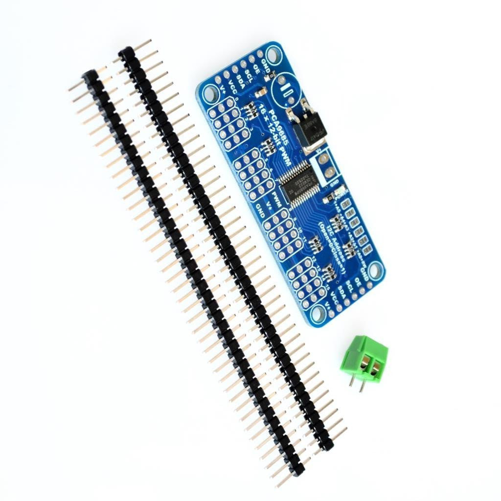 16 Channel 12-bit PWM Servo Motor Driver Shield Board I2C Module for Arduino withP IN