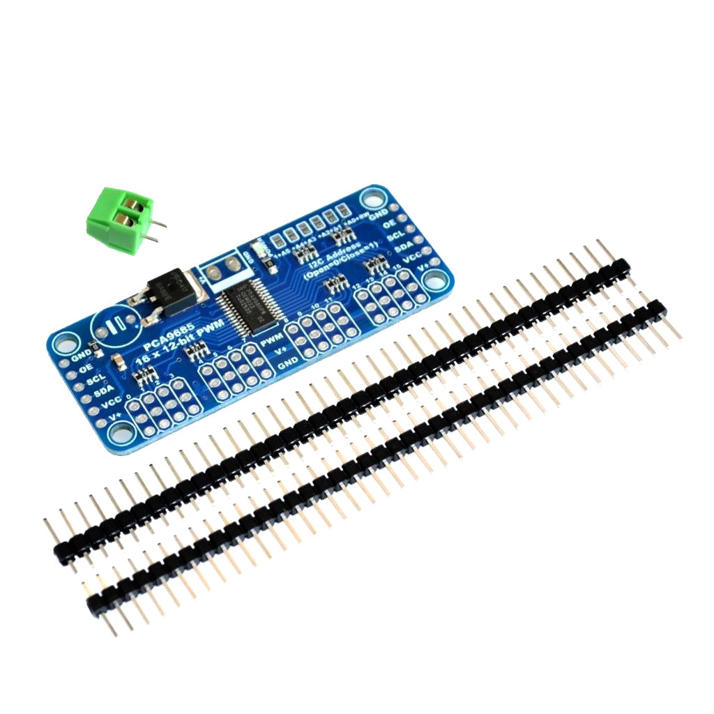16 Channel 12-bit PWM Servo Motor Driver Shield Board I2C Module for Arduino withP IN