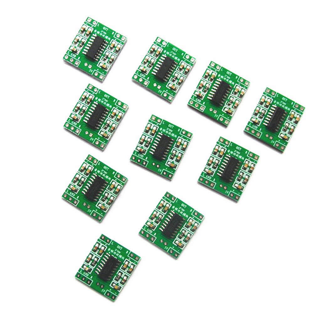 10PCS 2-CH 2 x 3W PAM8403 Class D Digital Power Audio Amplifier Board USB DC