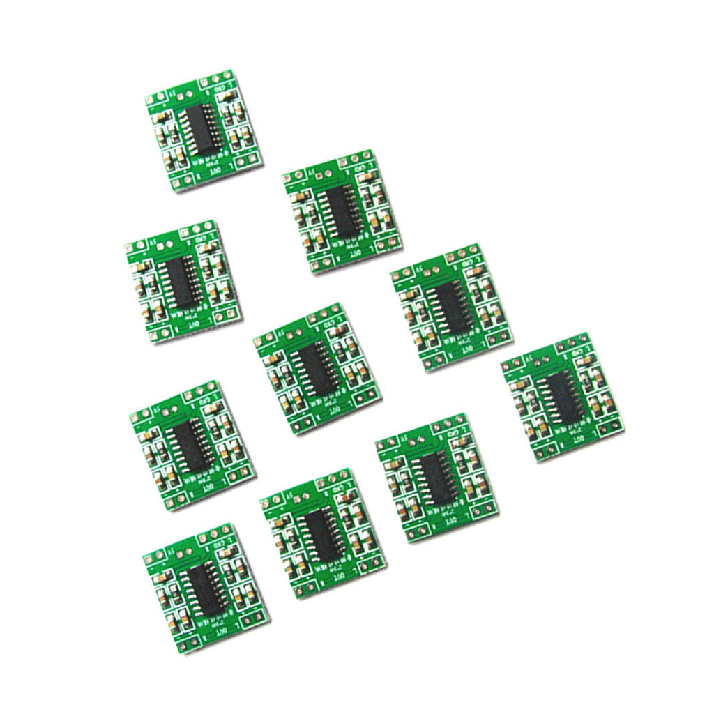 10PCS 2-CH 2 x 3W PAM8403 Class D Digital Power Audio Amplifier Board USB DC