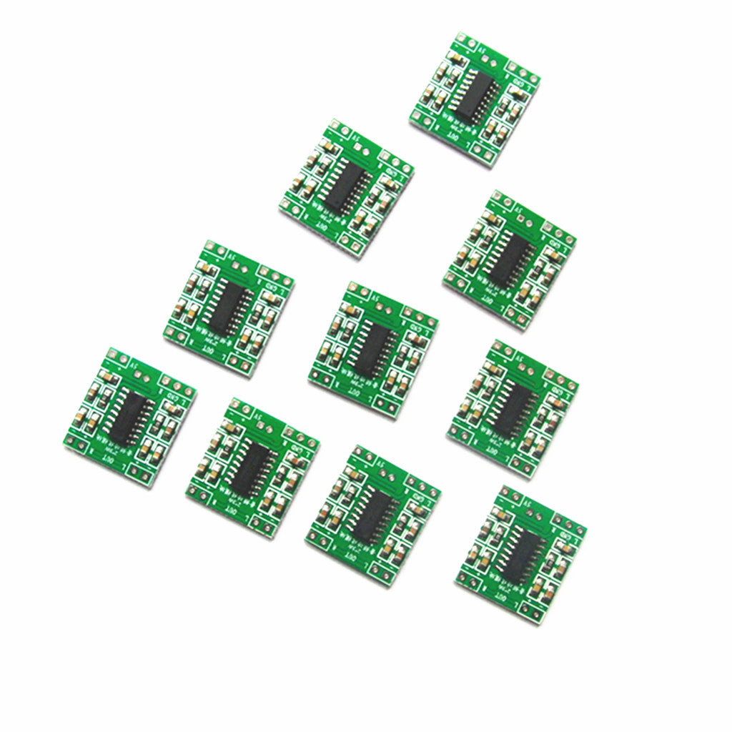 10PCS 2-CH 2 x 3W PAM8403 Class D Digital Power Audio Amplifier Board USB DC