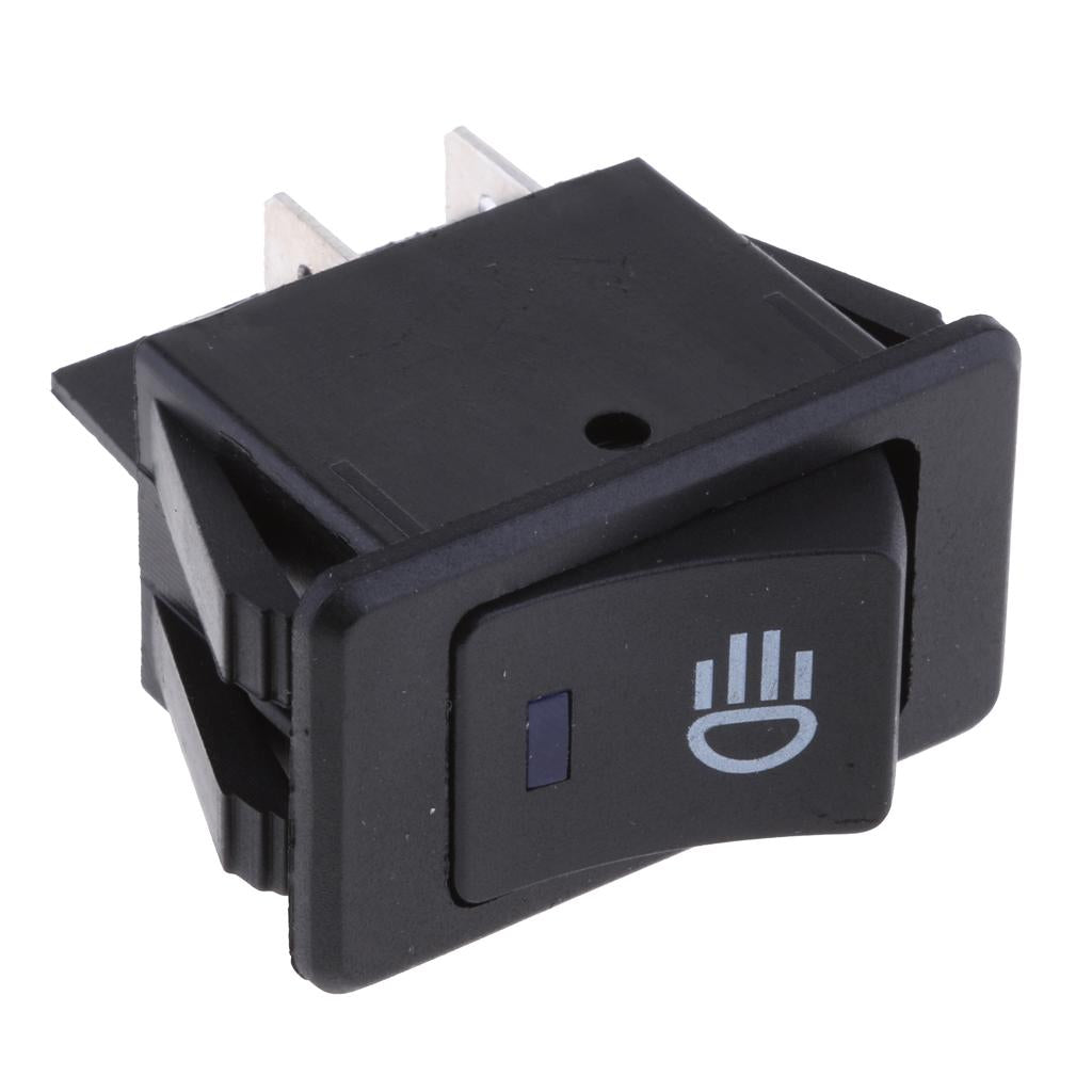 ASW-17D 35A 12V LED Car Toggle Switch Light On-off Control blue light