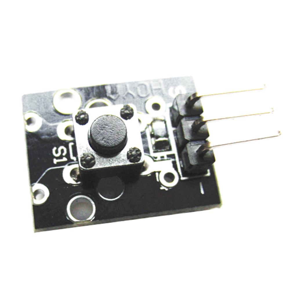 3Pcs KY-004 Tactile Switch 3 Pins Breakout Board Module Sensor for Arduino