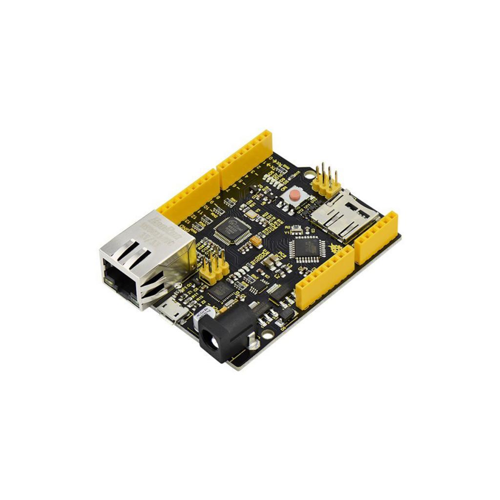 W5500 Ethernet Development Board with USB Cable (Without POE) for Arduino
