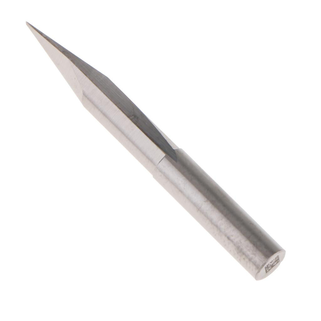 10 Pcs Engraving Carving Cutter Computer Carved Tool 50mm 25mm 20degree 0.5