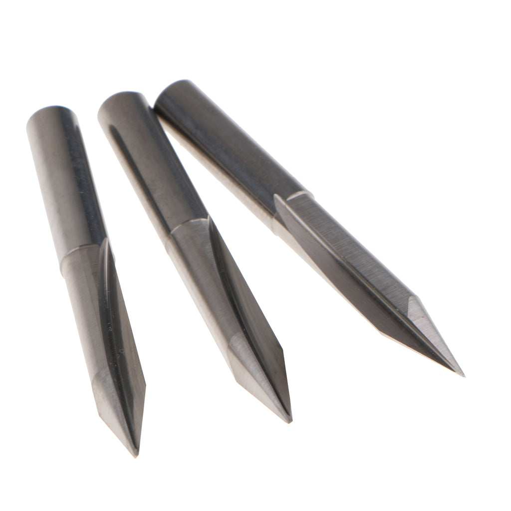 10 Pcs Engraving Carving Cutter Computer Carved Tool 50mm 25mm 30degree 0.5