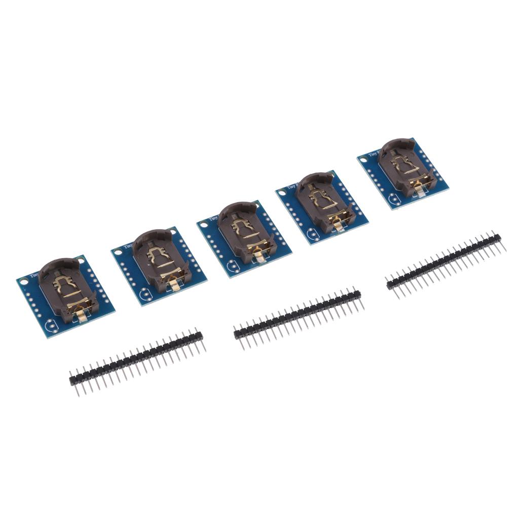 5PCS I2C Tiny RTC DS1307 Real Time Clock Module AT24C32 Board for Arduino