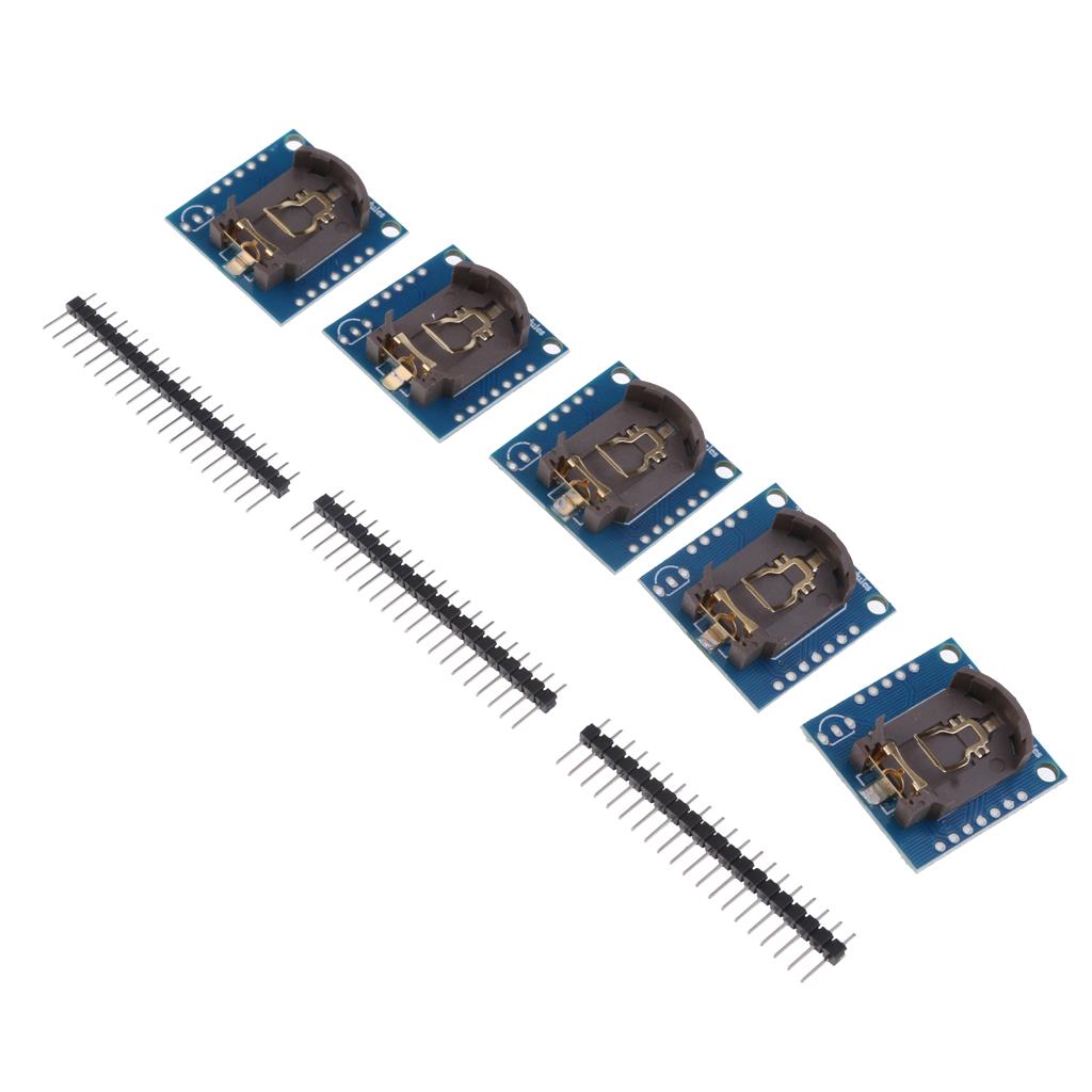 5PCS I2C Tiny RTC DS1307 Real Time Clock Module AT24C32 Board for Arduino