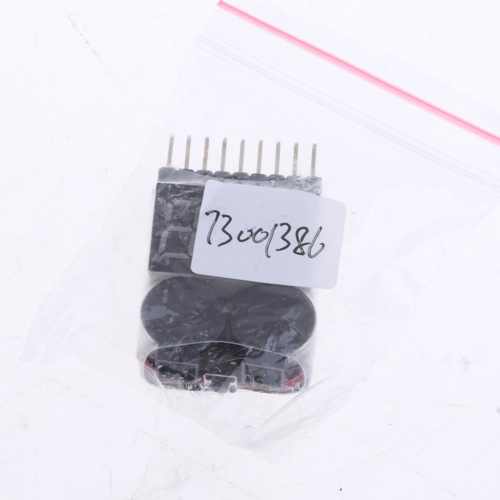 RC Lipo Battery Low Voltage Alarm 1S-8S Buzzer Indicator Tester LED