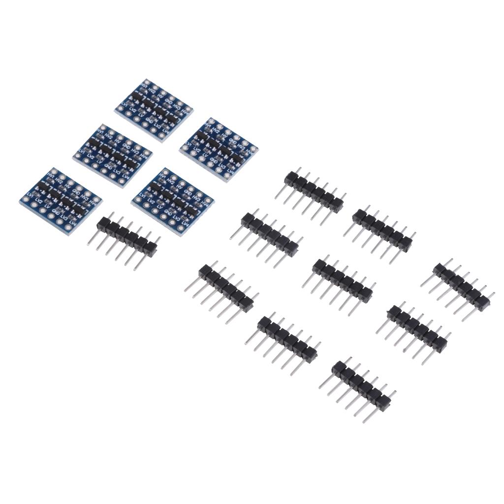 5pc IIC I2C Logic Level Converter Bi-Directional Module 5V to 3V For Arduino