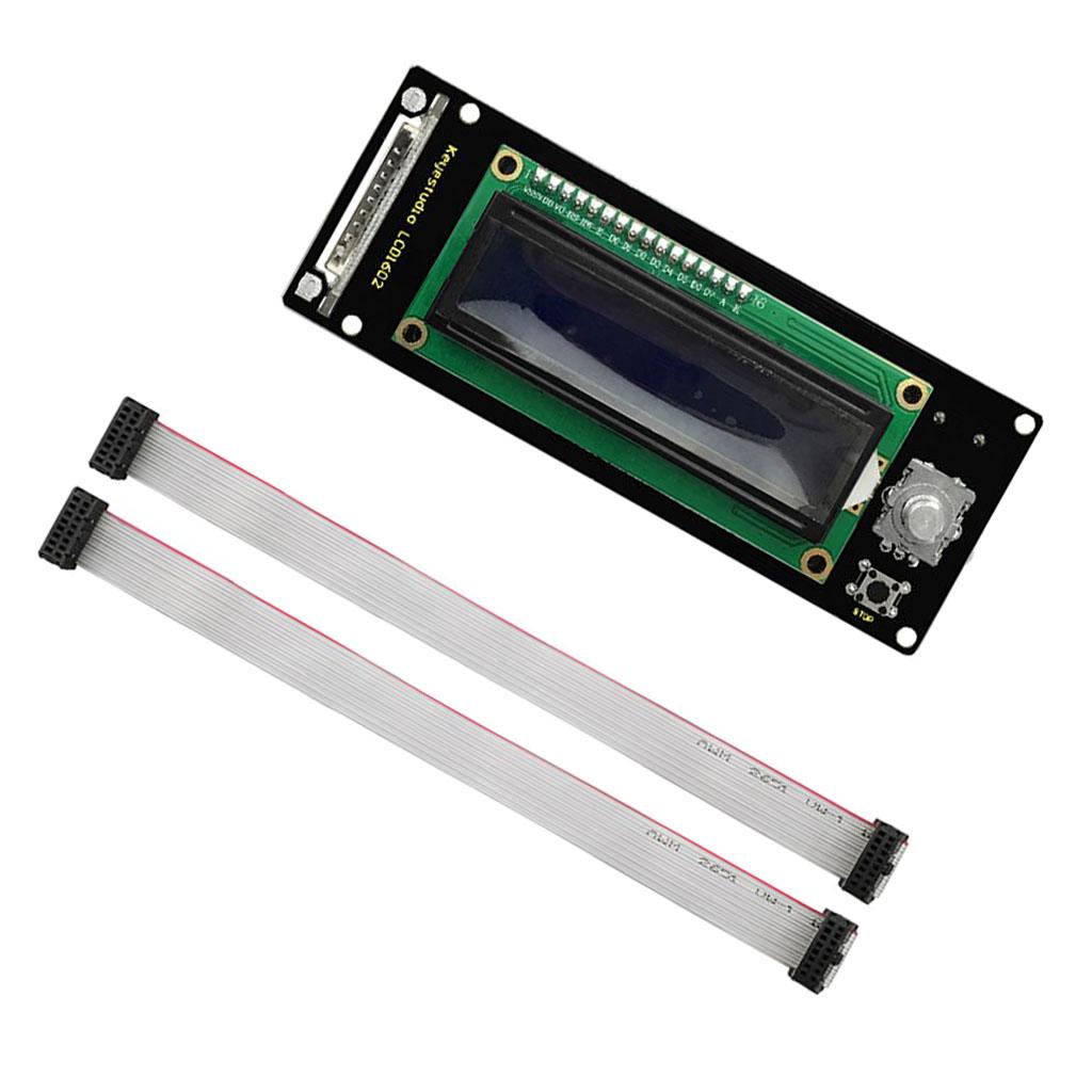 3D Reprap Keyestudio LCD1602 Module 16x2 Character LCD Panel Controller
