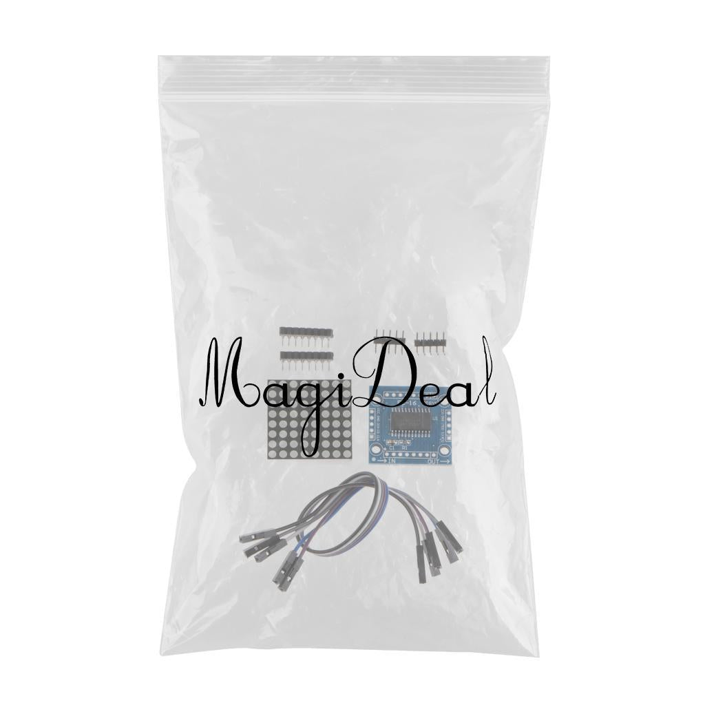 MAX7219 8x8 Dot Matrix LED Display Module MCU Control DIY Kit for Arduino