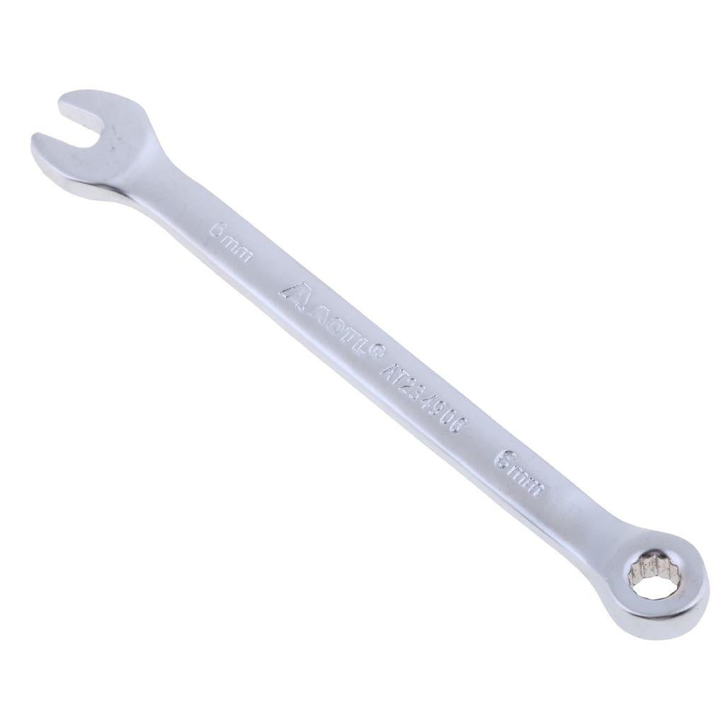 Combination Wrench Spanner Ratchet Open Ring Tool Mechanic Garage DIY 6mm
