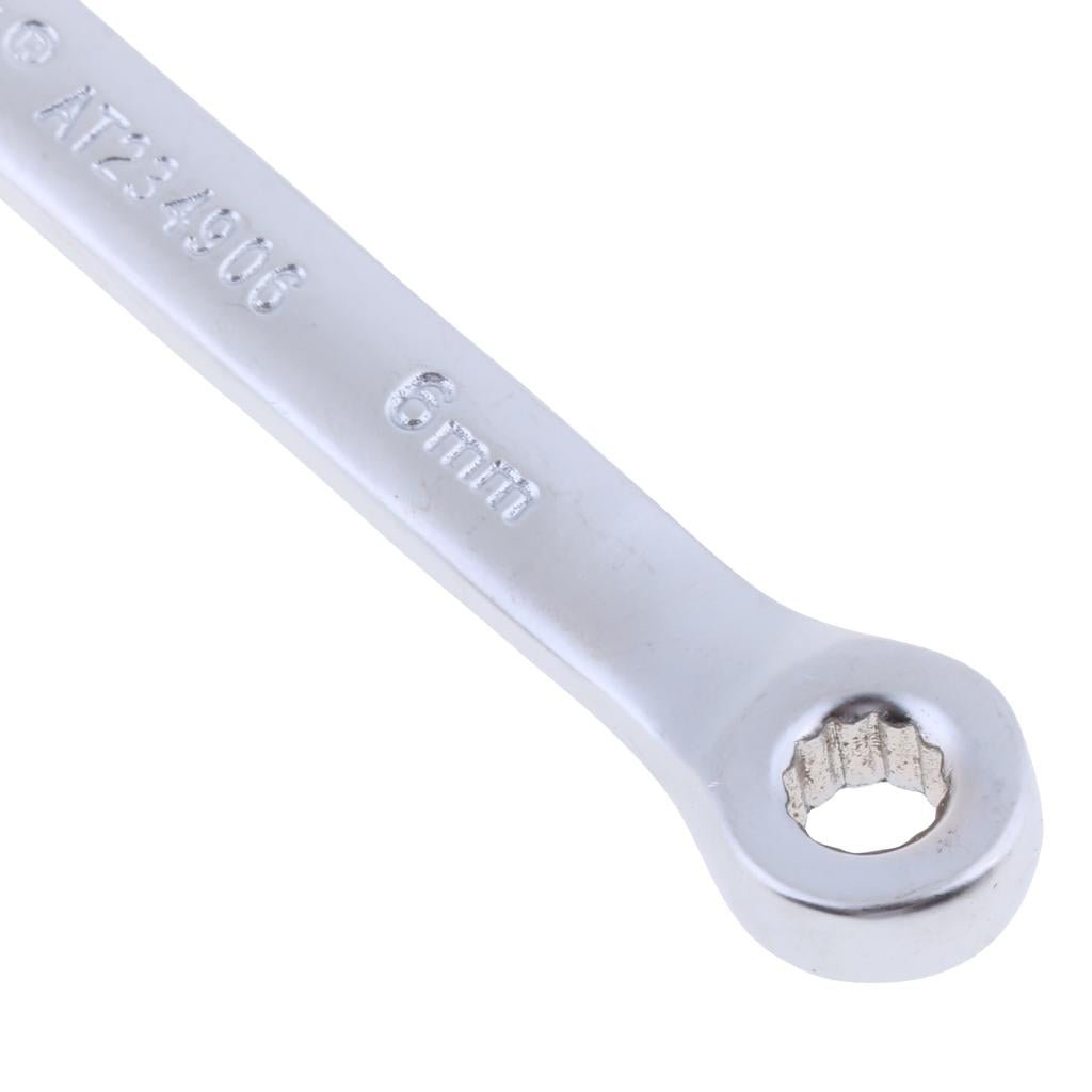 Combination Wrench Spanner Ratchet Open Ring Tool Mechanic Garage DIY 6mm