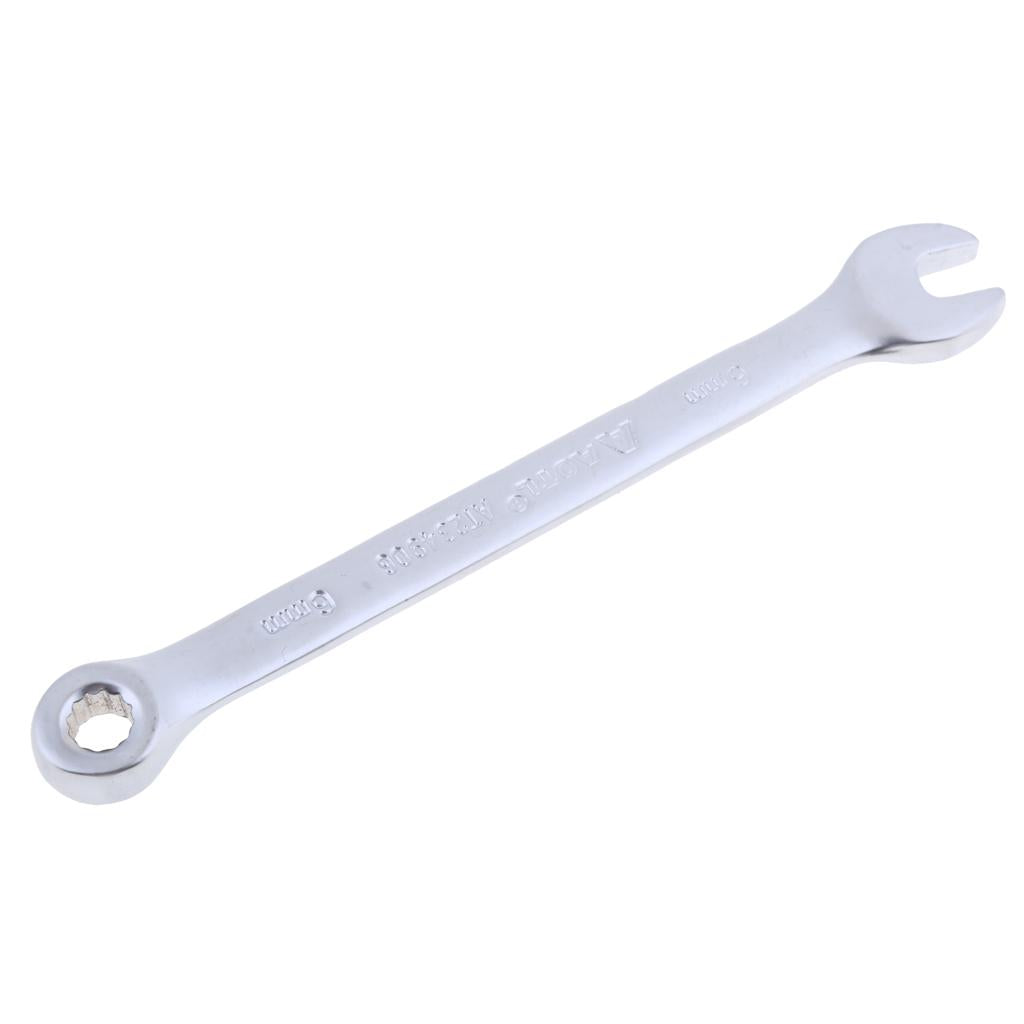 Combination Wrench Spanner Ratchet Open Ring Tool Mechanic Garage DIY 6mm