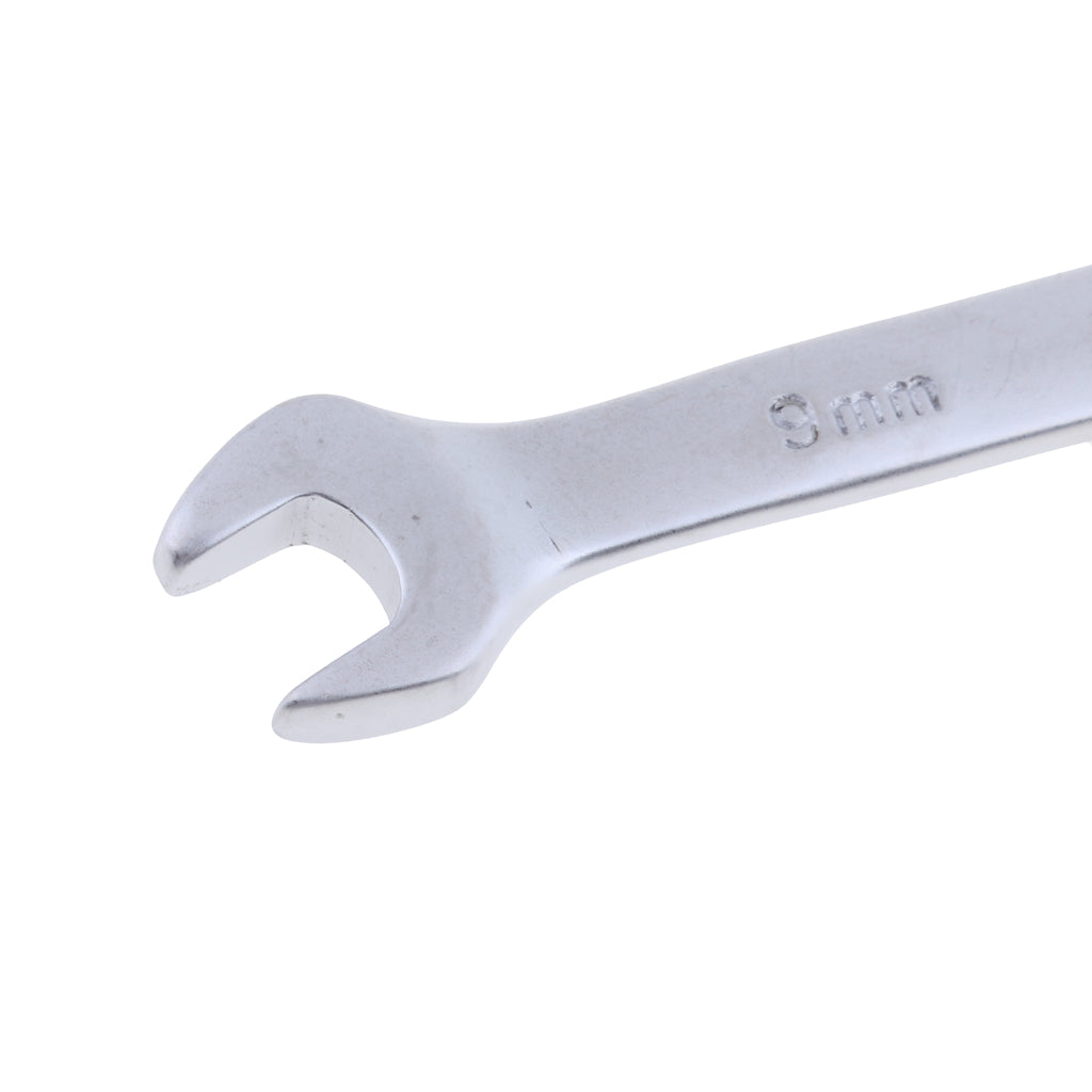 Combination Wrench Spanner Ratchet Open Ring Tool Mechanic Garage DIY 9mm