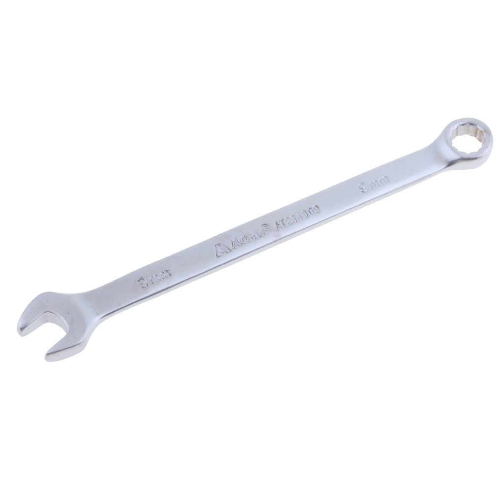 Combination Wrench Spanner Ratchet Open Ring Tool Mechanic Garage DIY 9mm