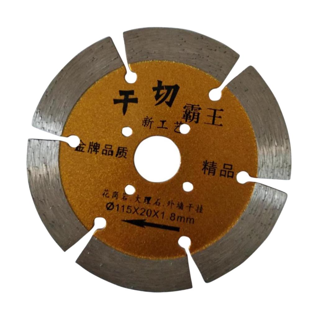 115mm 4.5inch Diamond Saw Blade Cutting Disc Marble Granite Dry Cut Gold