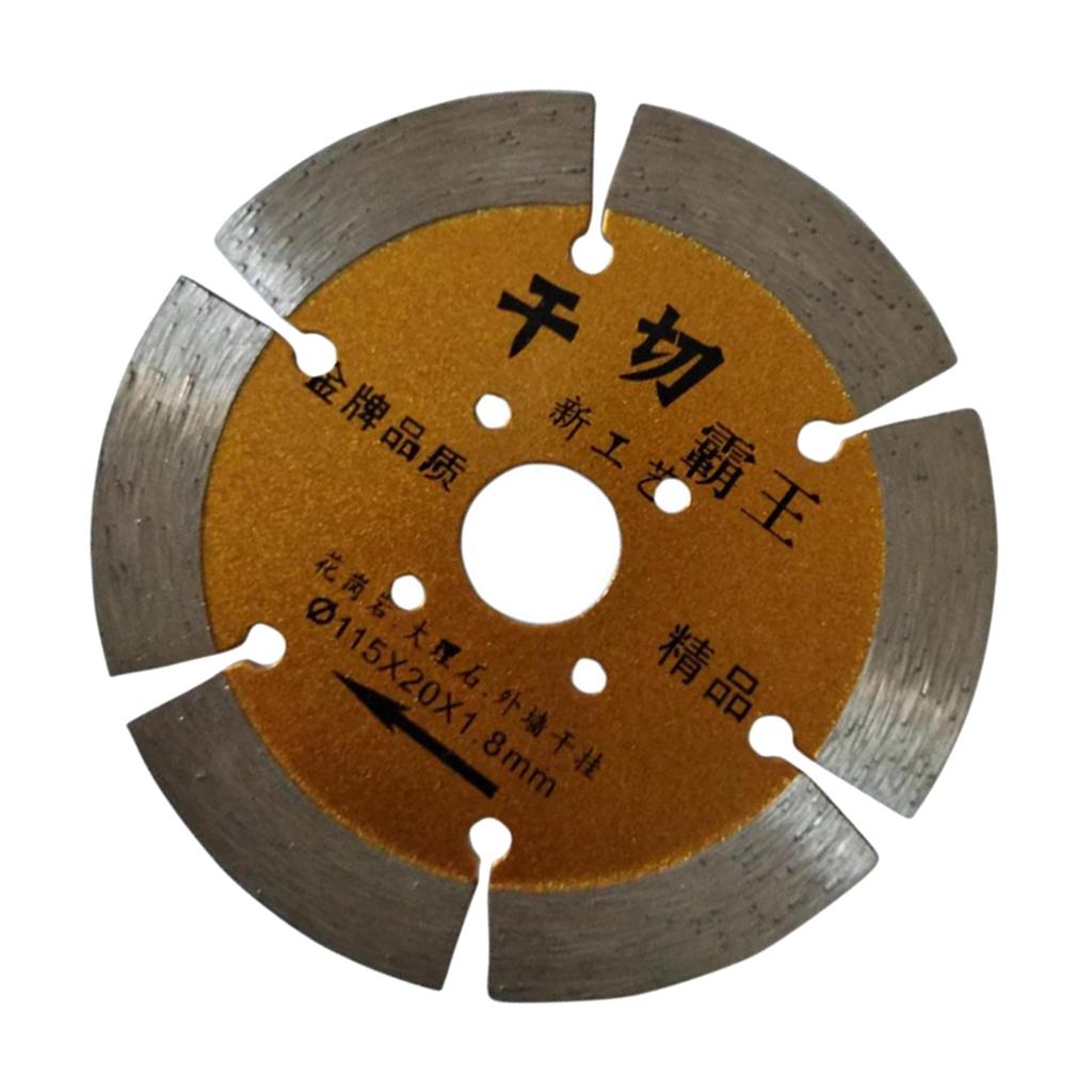 115mm 4.5inch Diamond Saw Blade Cutting Disc Marble Granite Dry Cut Gold
