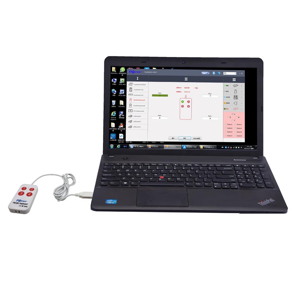 USB Handheld Keyboard 4 Buttons for PADS Drawing Shortcut Key