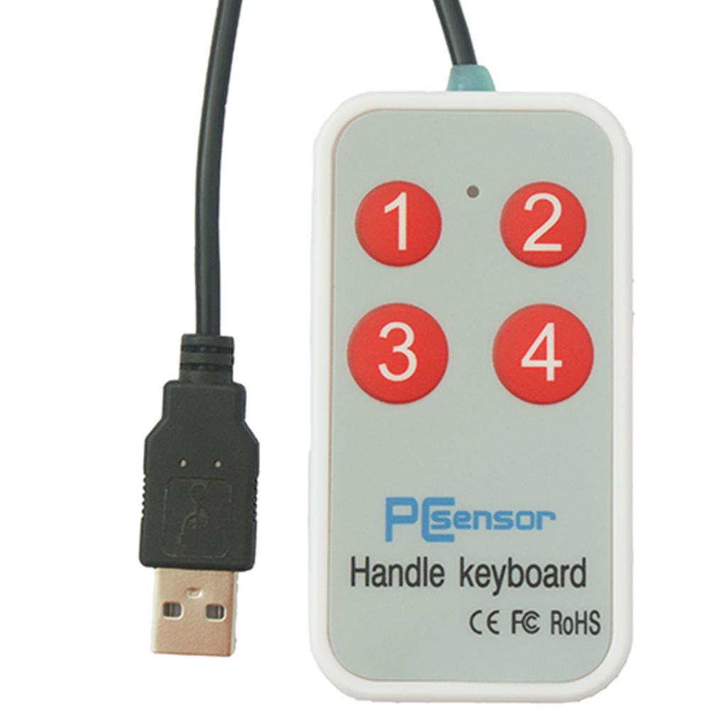 USB Handheld Keyboard 4 Buttons for PADS Drawing Shortcut Key