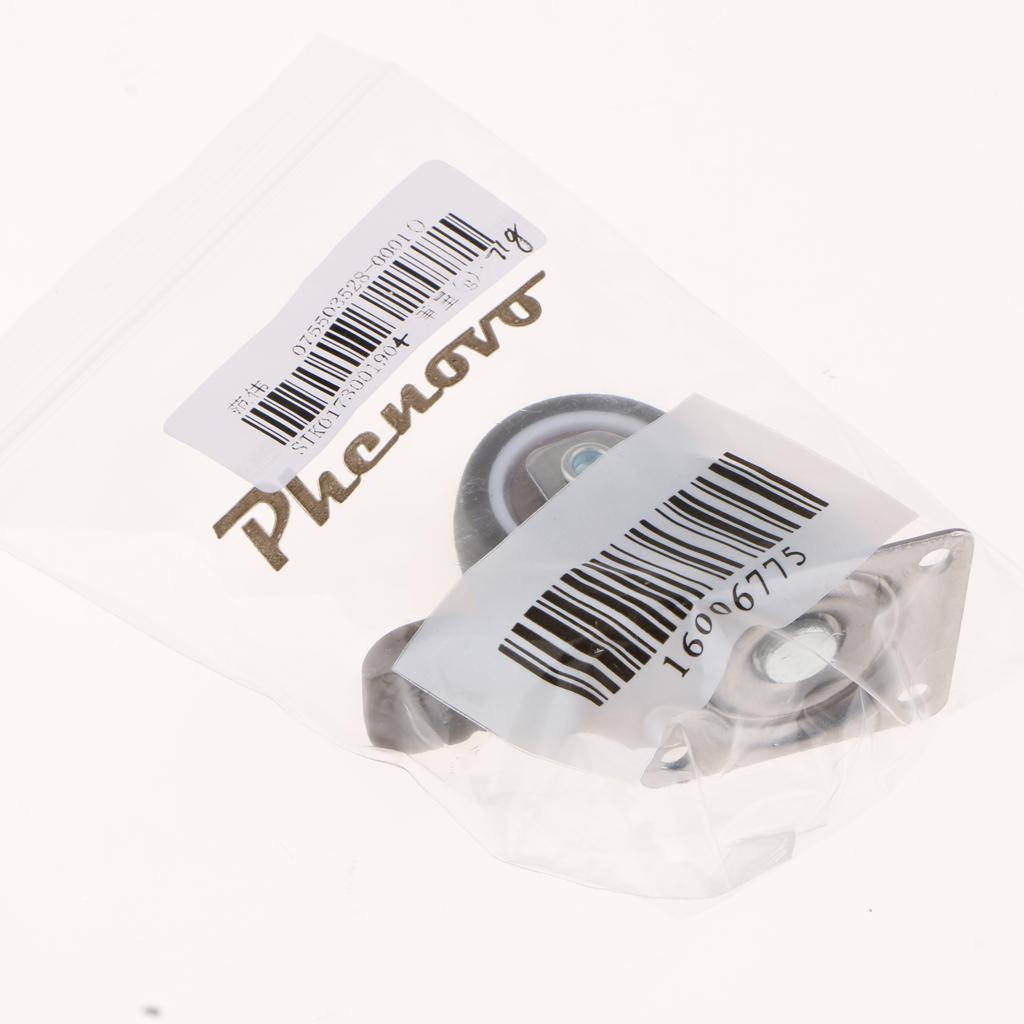 Heavy Duty Swivel Bearing Caster Wheels Rubber Base with Top Plate 1.25 Inch