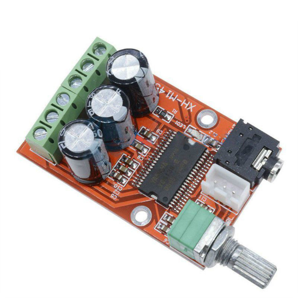 12W+12W Dual Channel Digital Audio Amplifier Class D Power Board DC 12V