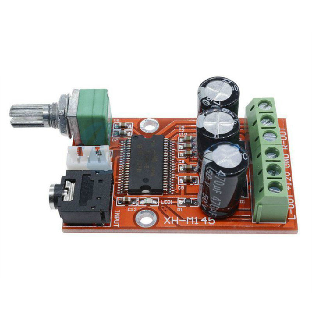 12W+12W Dual Channel Digital Audio Amplifier Class D Power Board DC 12V