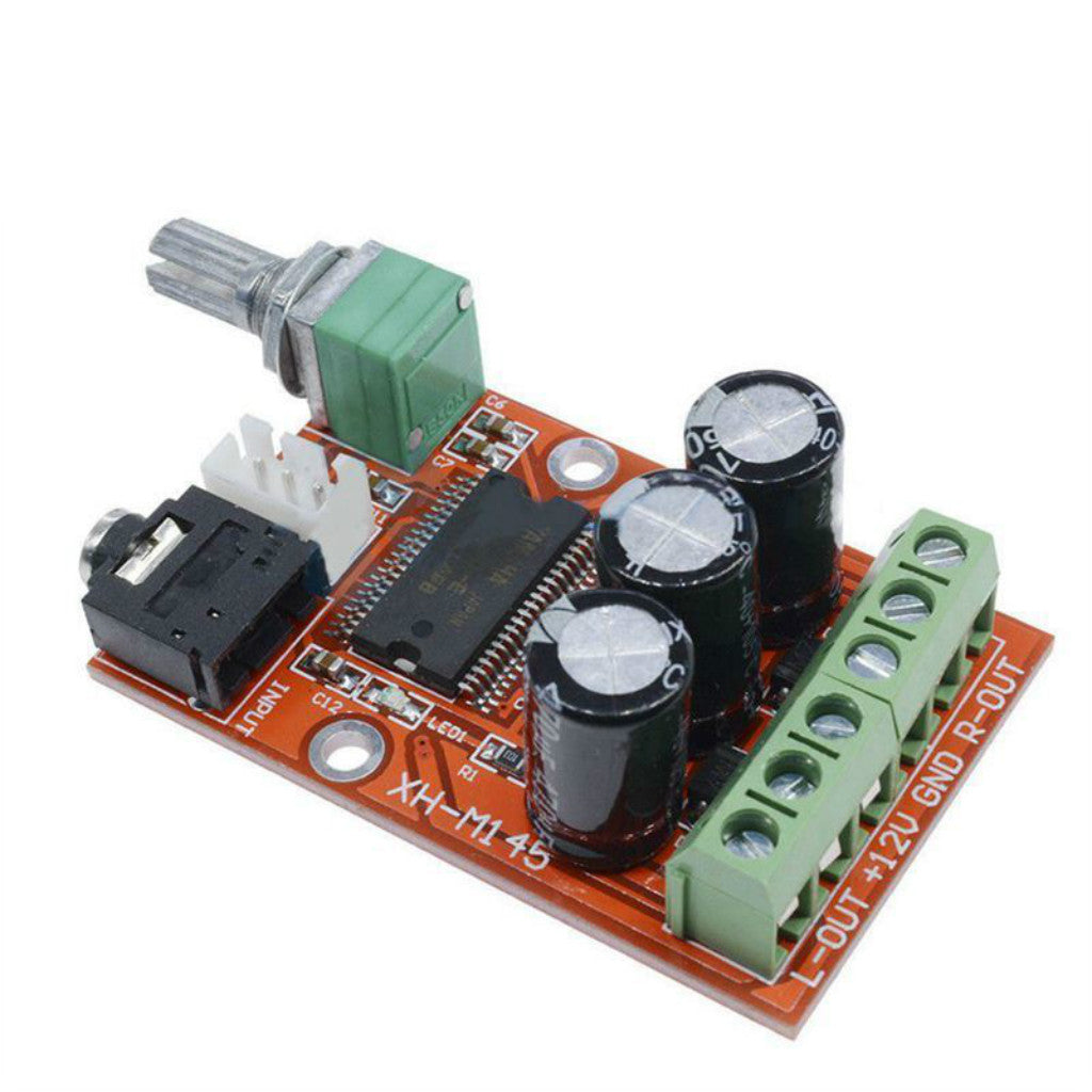 12W+12W Dual Channel Digital Audio Amplifier Class D Power Board DC 12V
