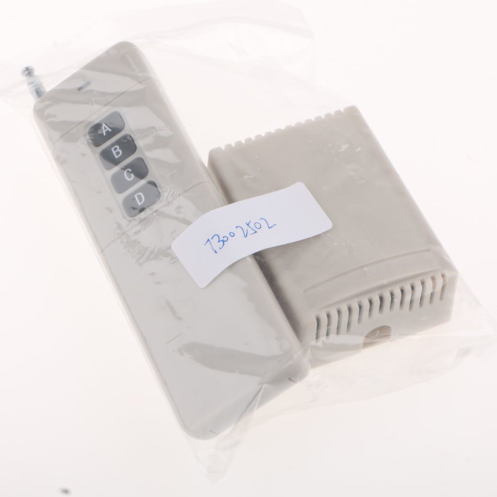 4CH Wireless Remote Control Relay Switch for Car Light, 4-key remote control