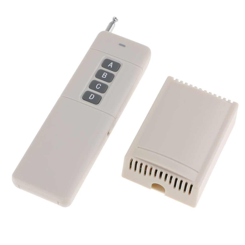 4CH Wireless Remote Control Relay Switch for Car Light, 4-key remote control