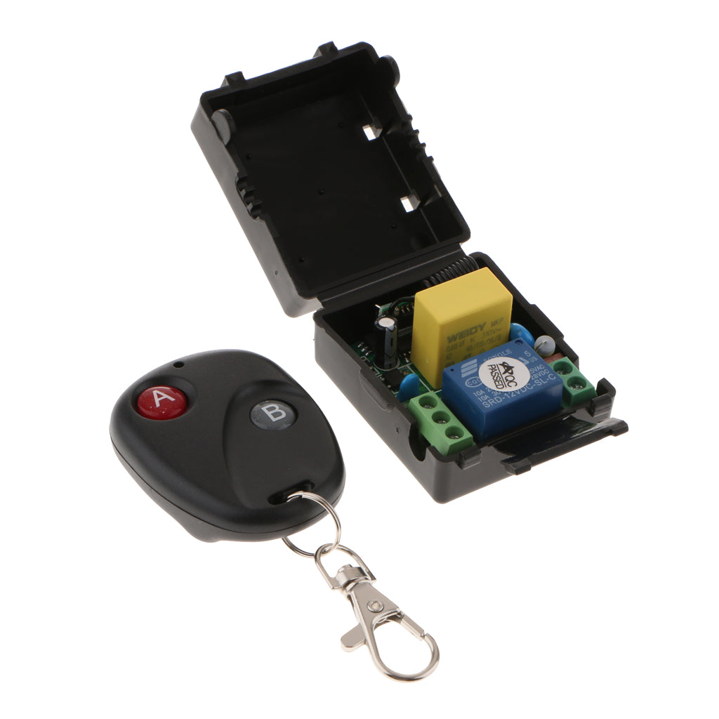 433MHz AC220V LED Wireless Remote Control Switch Transmitter Relay Receiver