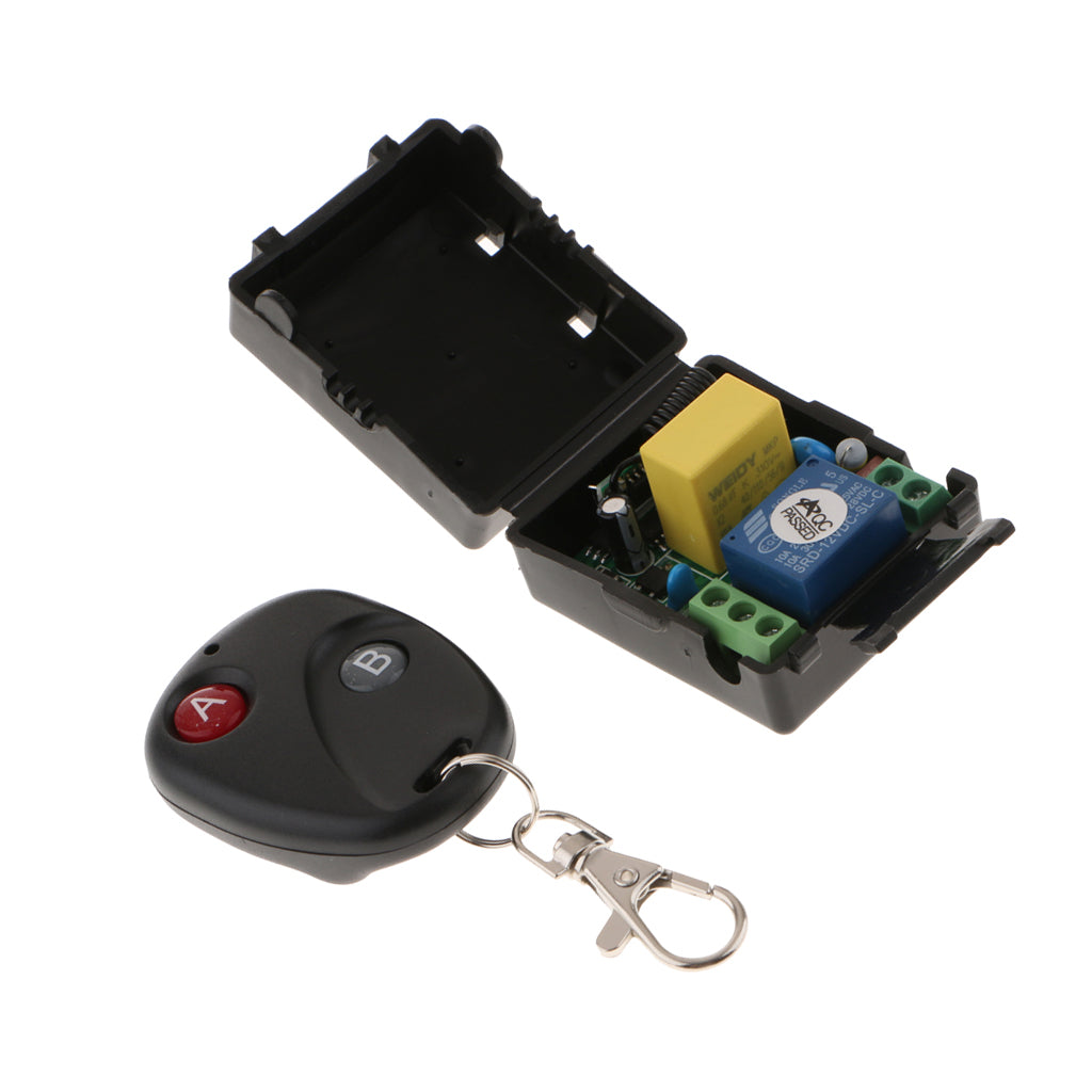 433MHz AC220V LED Wireless Remote Control Switch Transmitter Relay Receiver