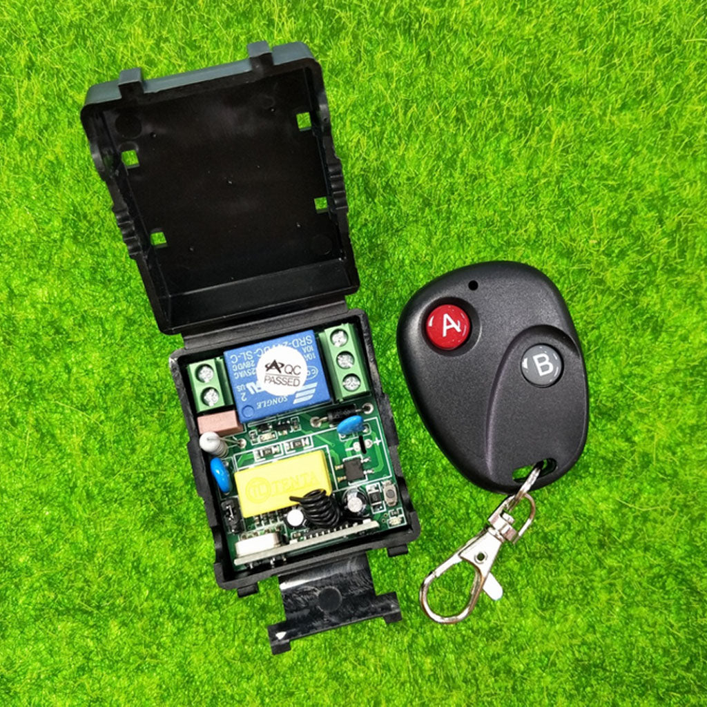 433MHz AC220V LED Wireless Remote Control Switch Transmitter Relay Receiver