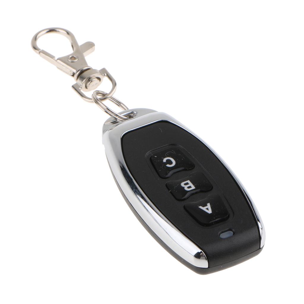 433Mhz Alarm Cloning Garage Door Remote Control Key Three Buttons Universal