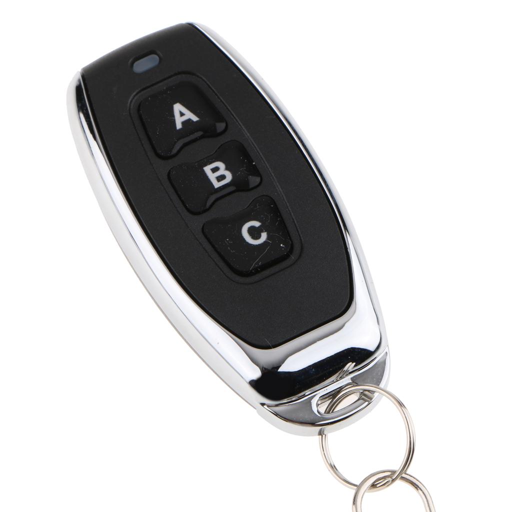 433Mhz Alarm Cloning Garage Door Remote Control Key Three Buttons Universal