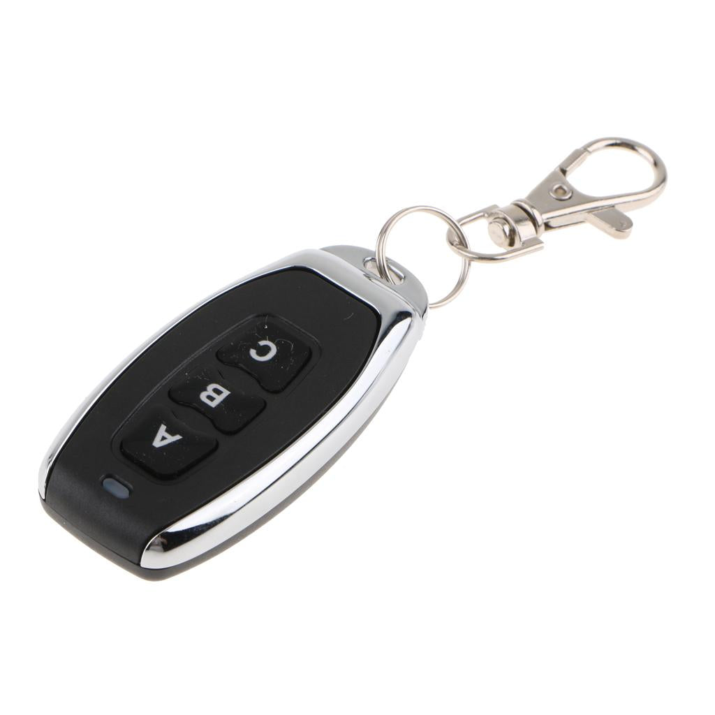 433Mhz Alarm Cloning Garage Door Remote Control Key Three Buttons Universal