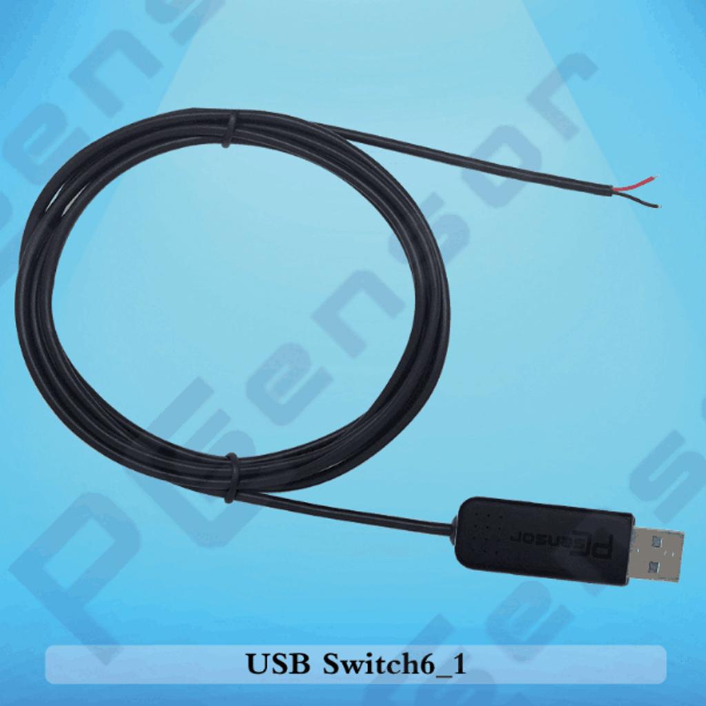 USB Switch 2M 2 Core USB On/Off Power Custom Switch Cable Black DIY Kits
