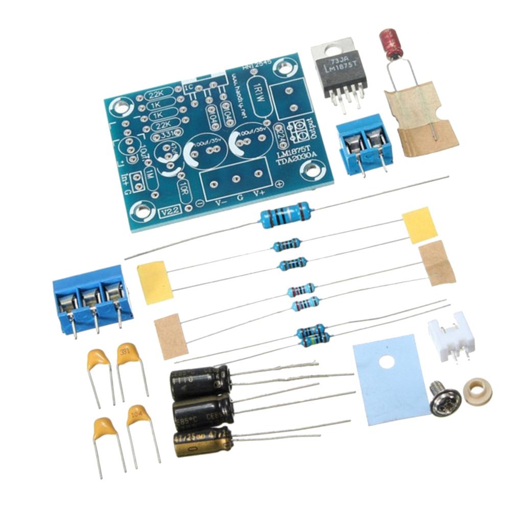 105dB LM1875T Mono Channel Stereo Audio HIFI Amplifier Board Module DIY Kit