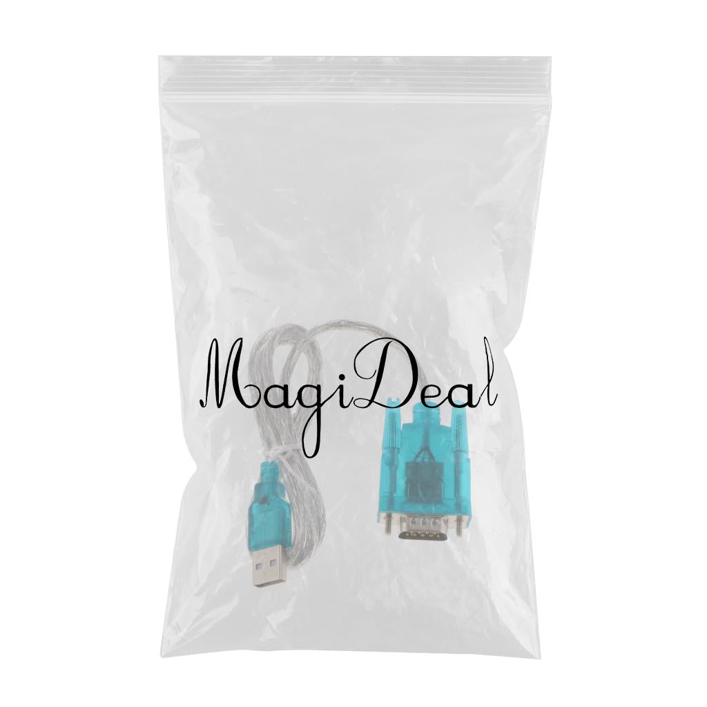 USB to Serial Port RS232 COM Port 9-Pin HL-340 PC Adapter Cable Converter