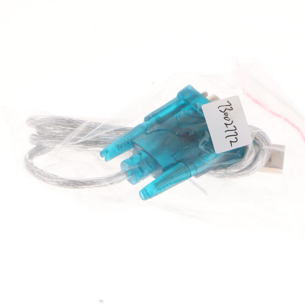 USB to Serial Port RS232 COM Port 9-Pin HL-340 PC Adapter Cable Converter