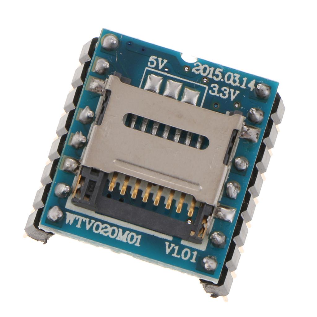 WTV020-SD U-disk Audio Player TF SD Card Voice Module MP3 Sound Module